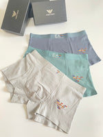 Men's Premium Cotton Boxer Briefs (3-Pack)-12