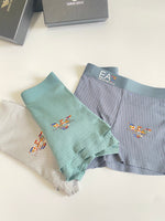 Men's Premium Cotton Boxer Briefs (3-Pack)-12