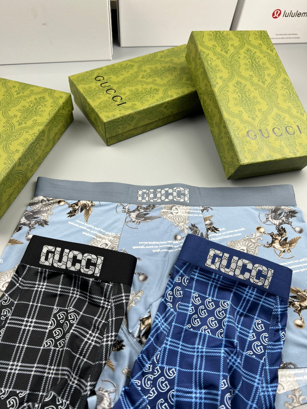 Men's Premium Cotton Boxer Briefs (3-Pack)-28