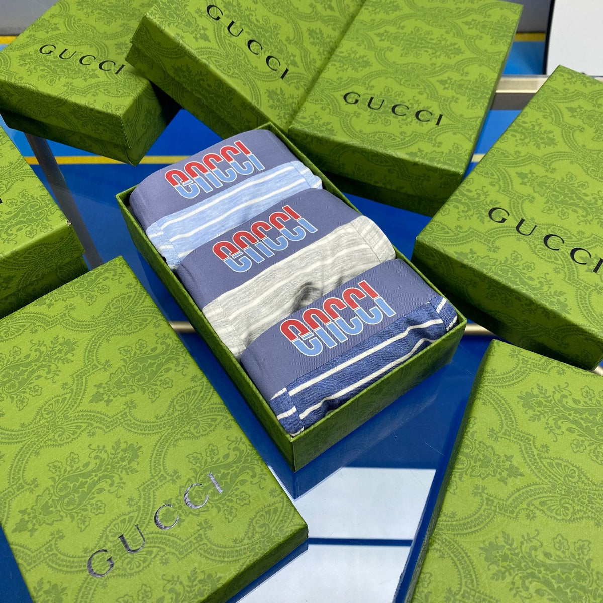 Men's Premium Cotton Boxer Briefs (3-Pack)-32