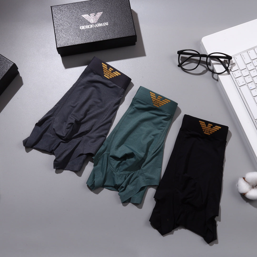 Men's Premium Cotton Boxer Briefs (3-Pack)-39