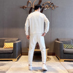 Fall Outfit Set – Stylish Top & Pants Two-Piece Set-37