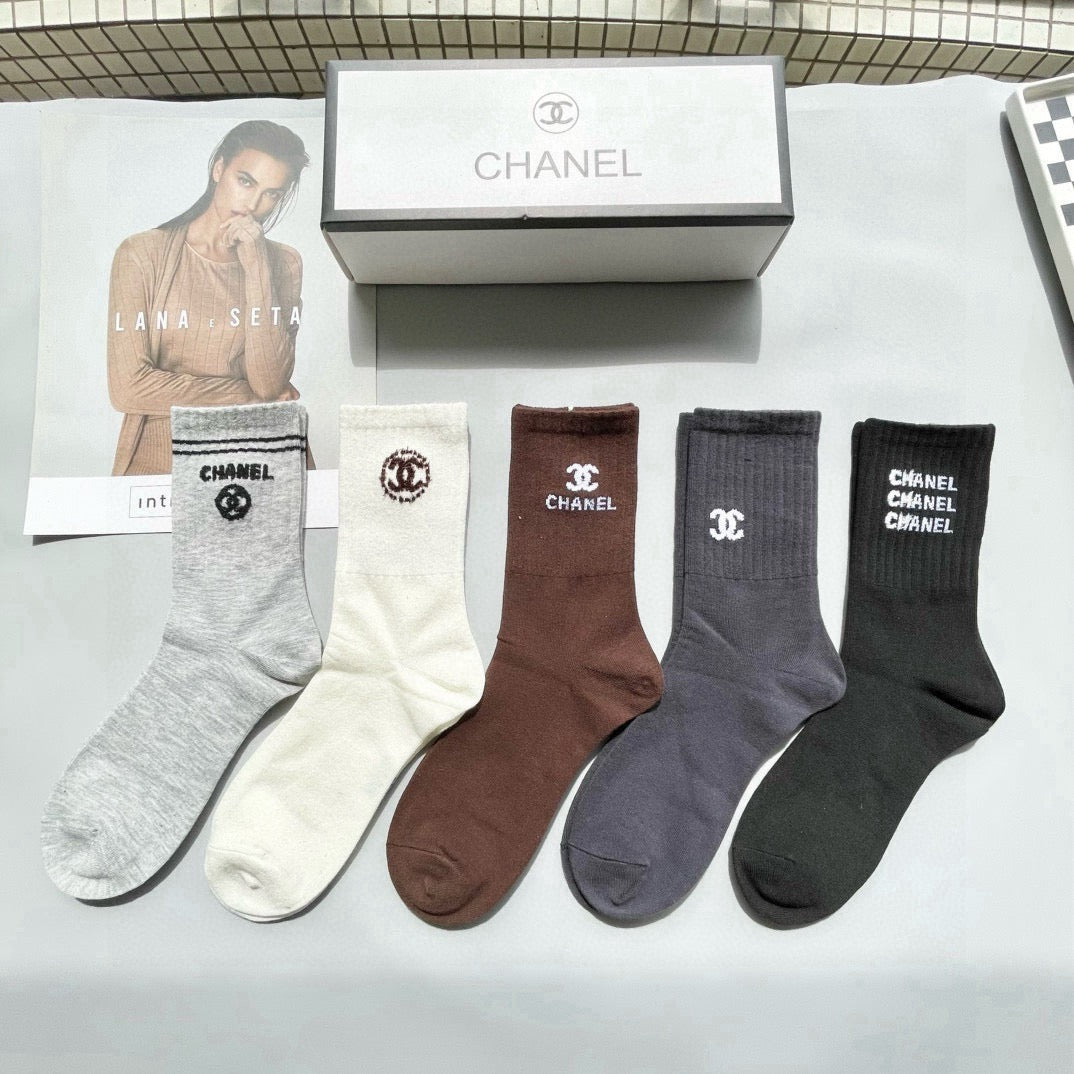 5-Pair Comfort Socks Set (1 BOX)-1