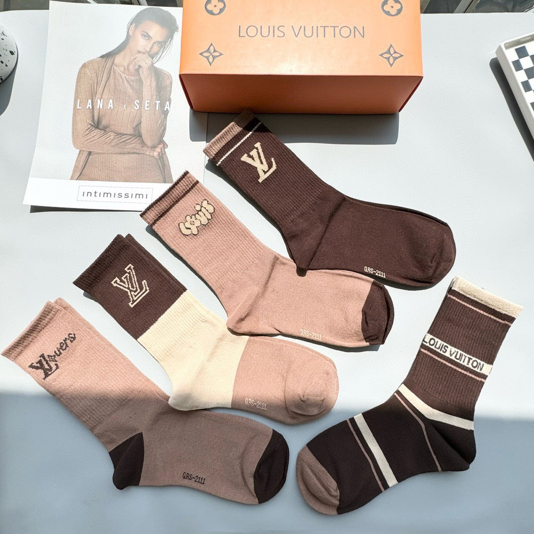 5-Pair Comfort Socks Set (1 BOX)-20