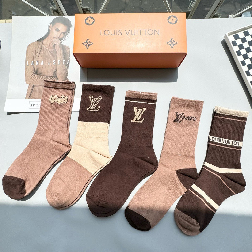 5-Pair Comfort Socks Set (1 BOX)-20