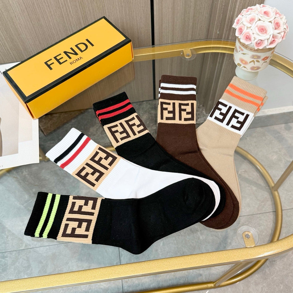 5-Pair Comfort Socks Set (1 BOX)-24