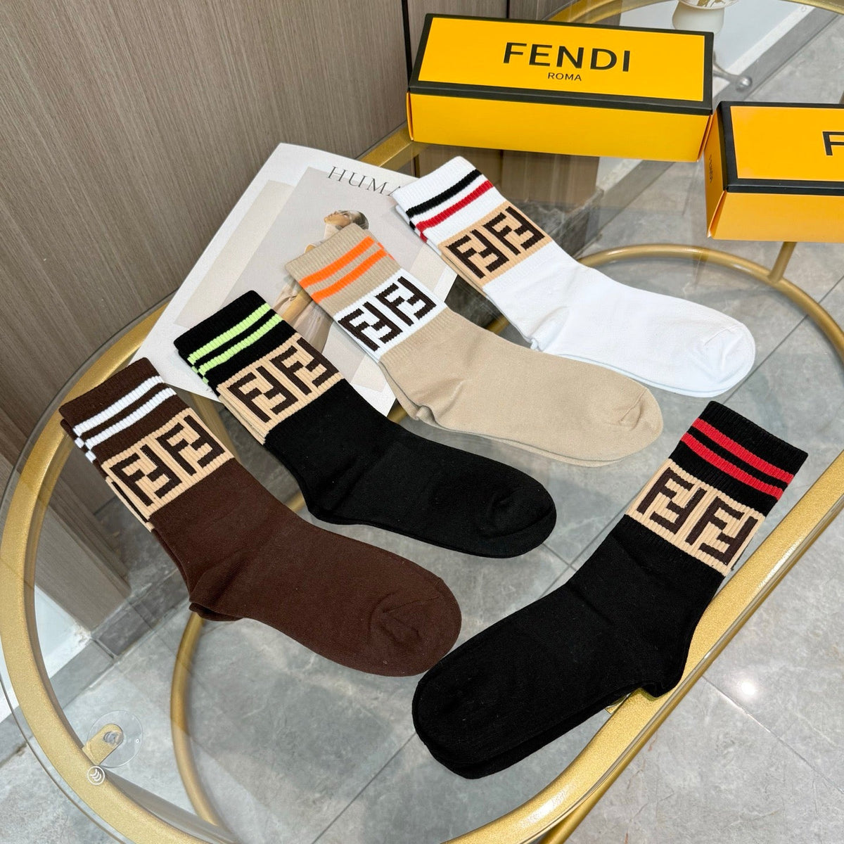 5-Pair Comfort Socks Set (1 BOX)-24