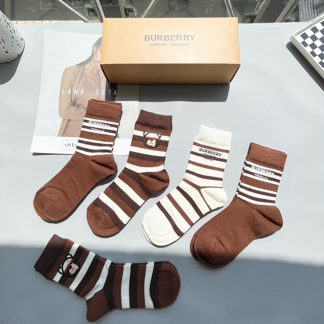 5-Pair Comfort Socks Set (1 BOX)-30