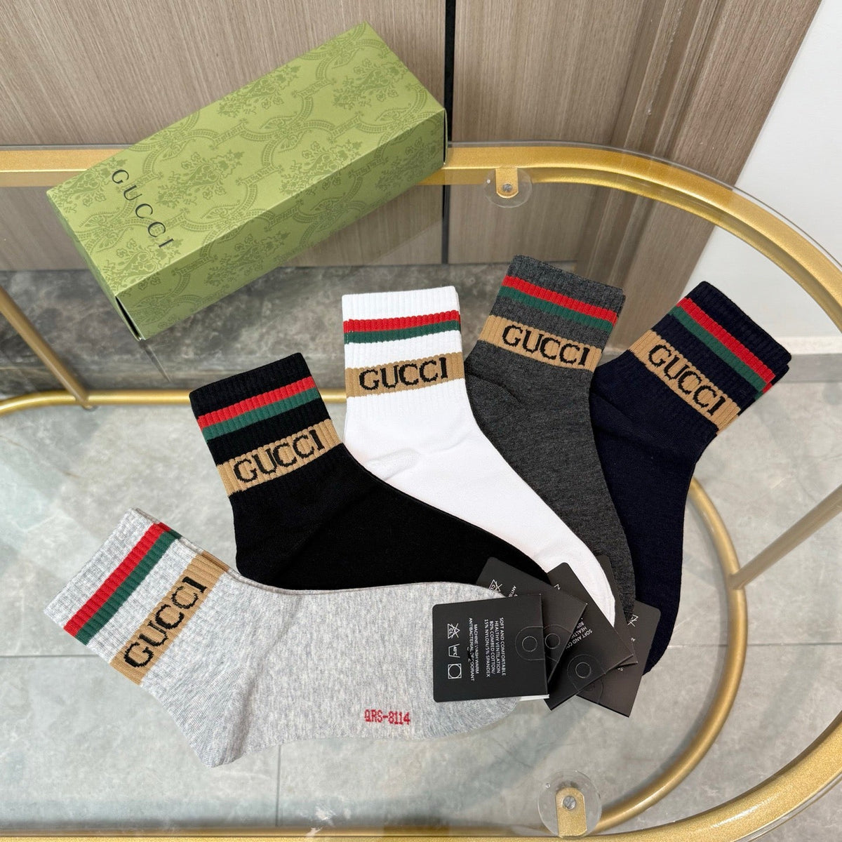 5-Pair Comfort Socks Set (1 BOX)-34