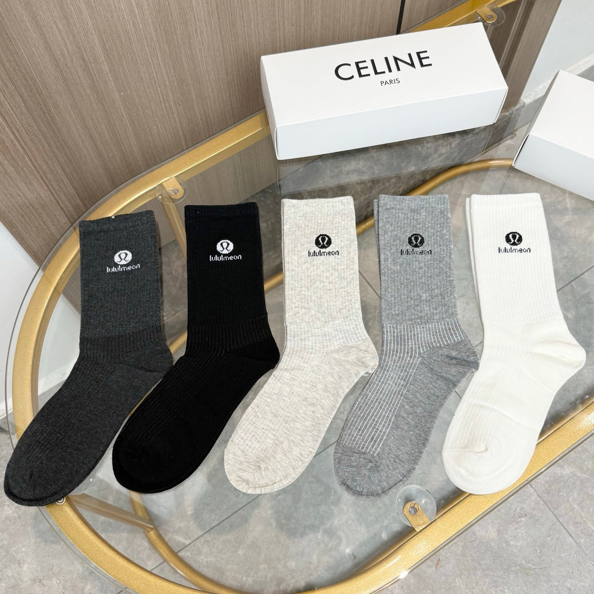 5-Pair Comfort Socks Set (1 BOX)-35