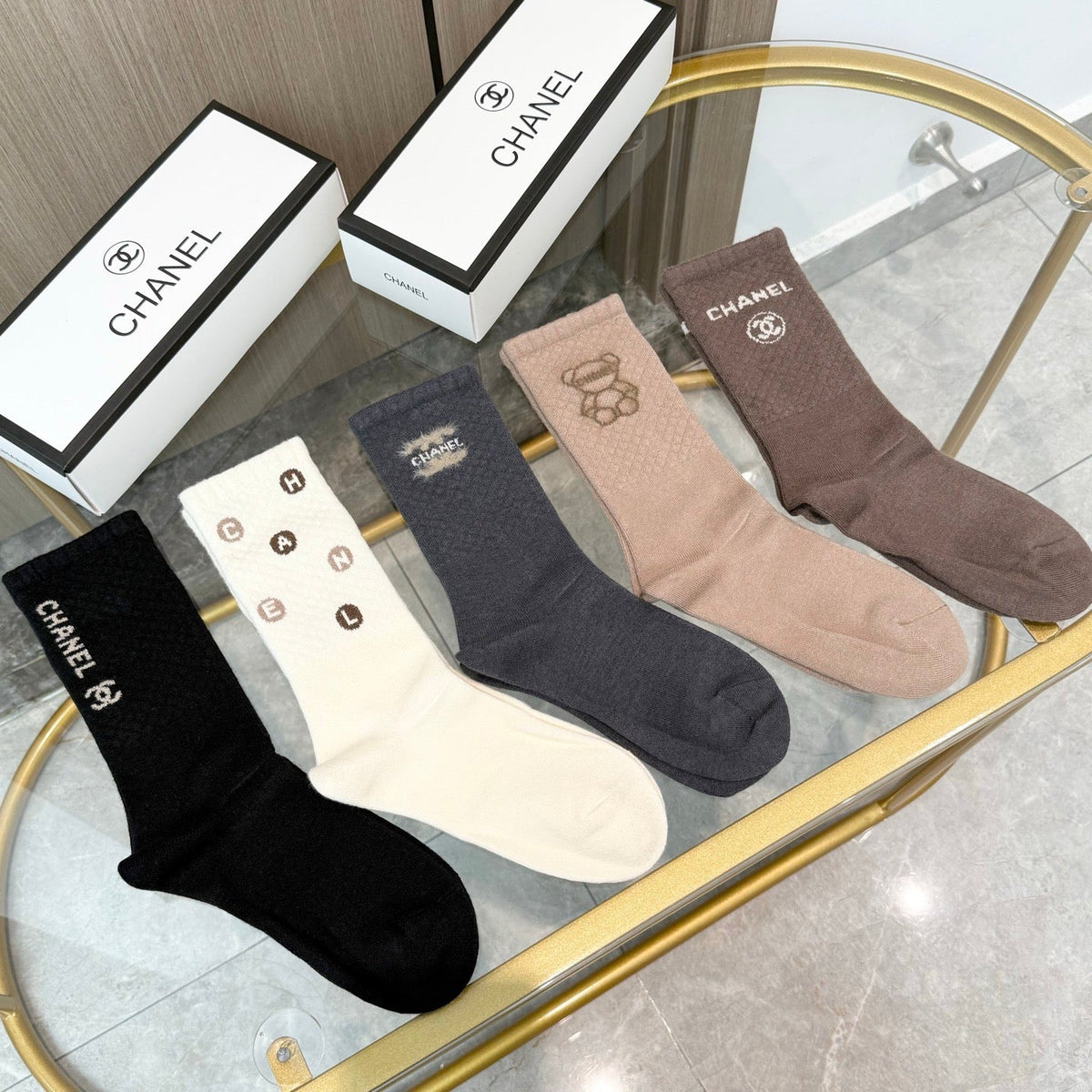 5-Pair Comfort Socks Set (1 BOX)-37
