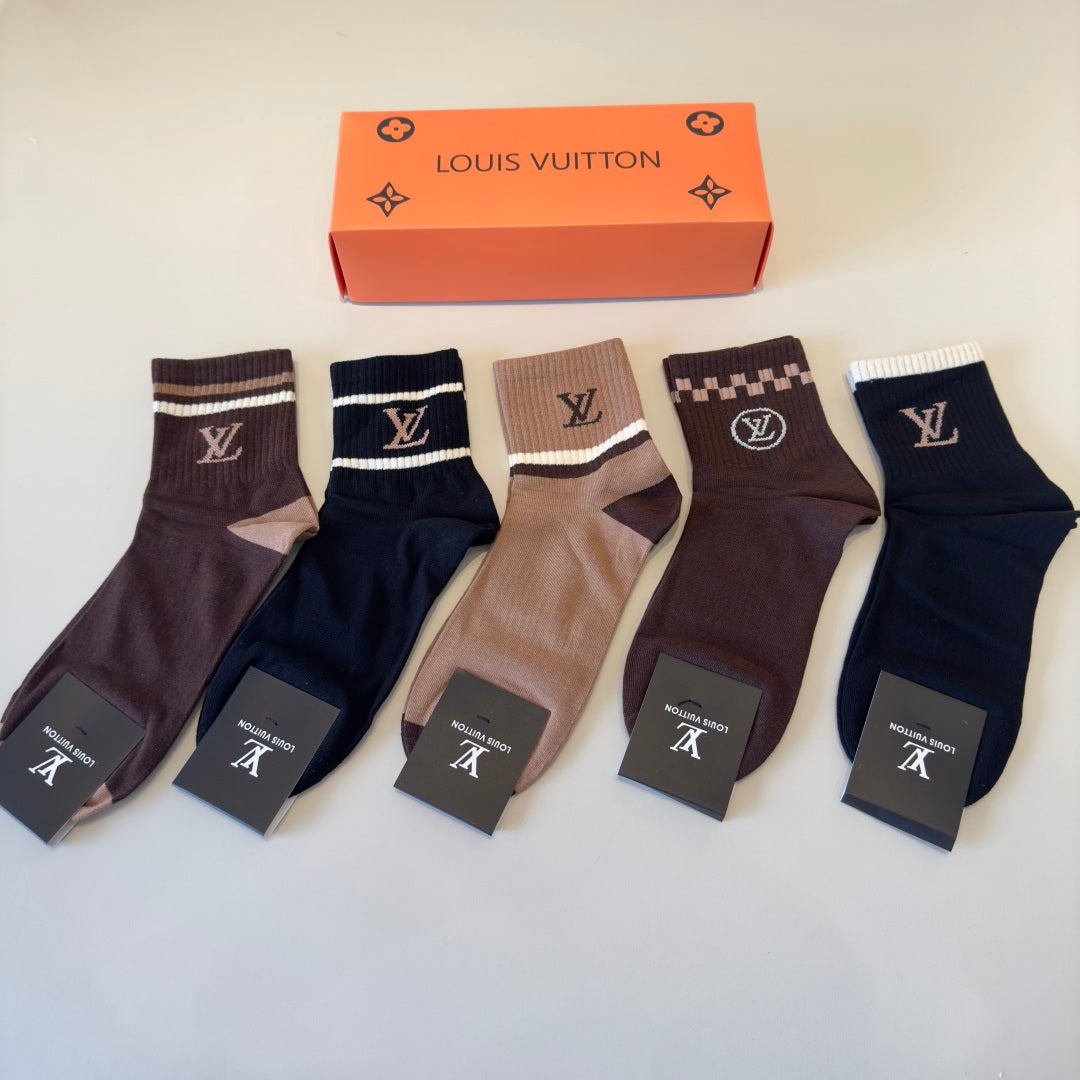 5-Pair Comfort Socks Set (1 BOX)-62