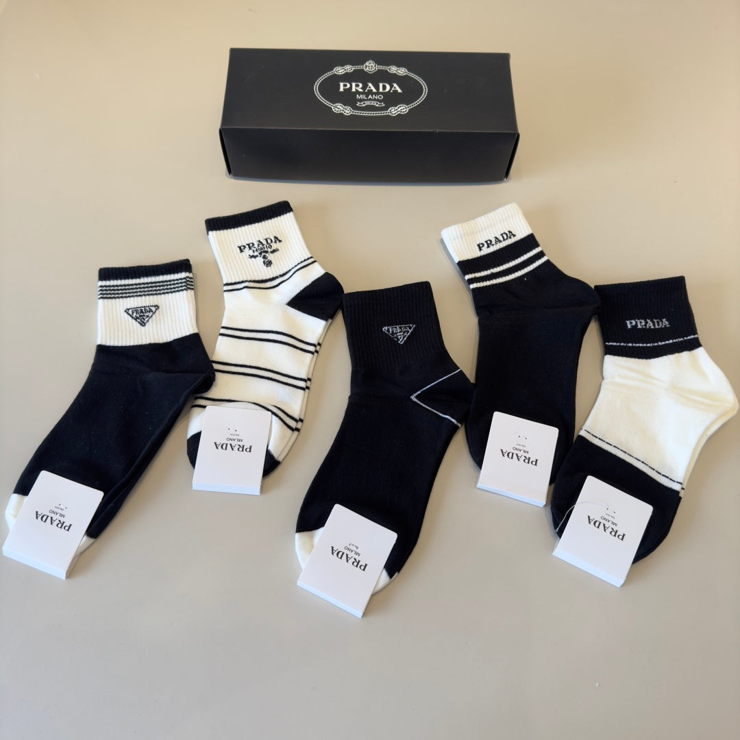 5-Pair Comfort Socks Set (1 BOX)-65
