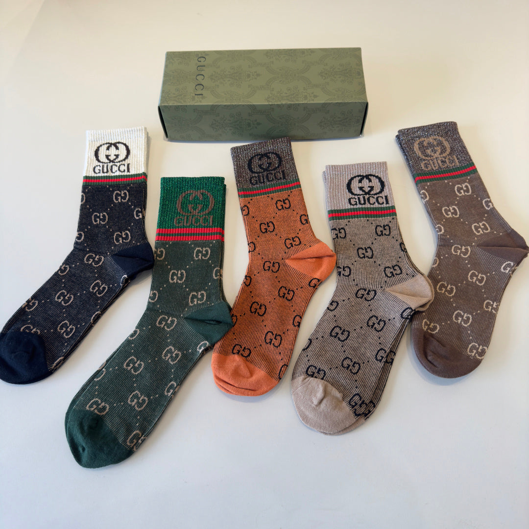 5-Pair Comfort Socks Set (1 BOX)-68