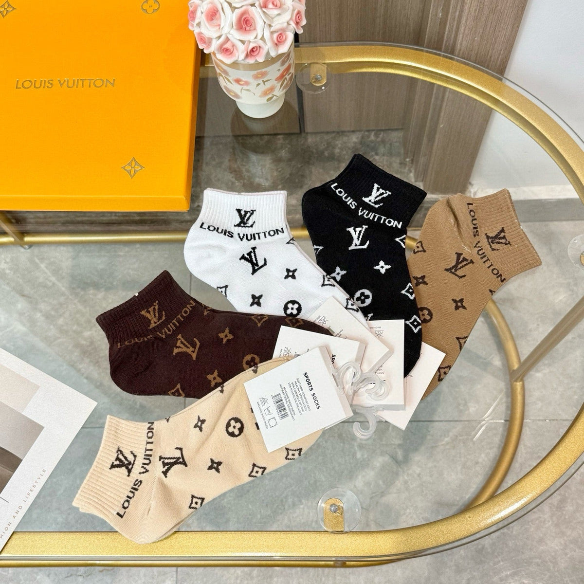 5-Pair Comfort Socks Set (1 BOX)-1