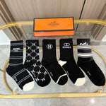 5-Pair Comfort Socks Set (1 BOX)-5