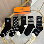 5-Pair Comfort Socks Set (1 BOX)-5