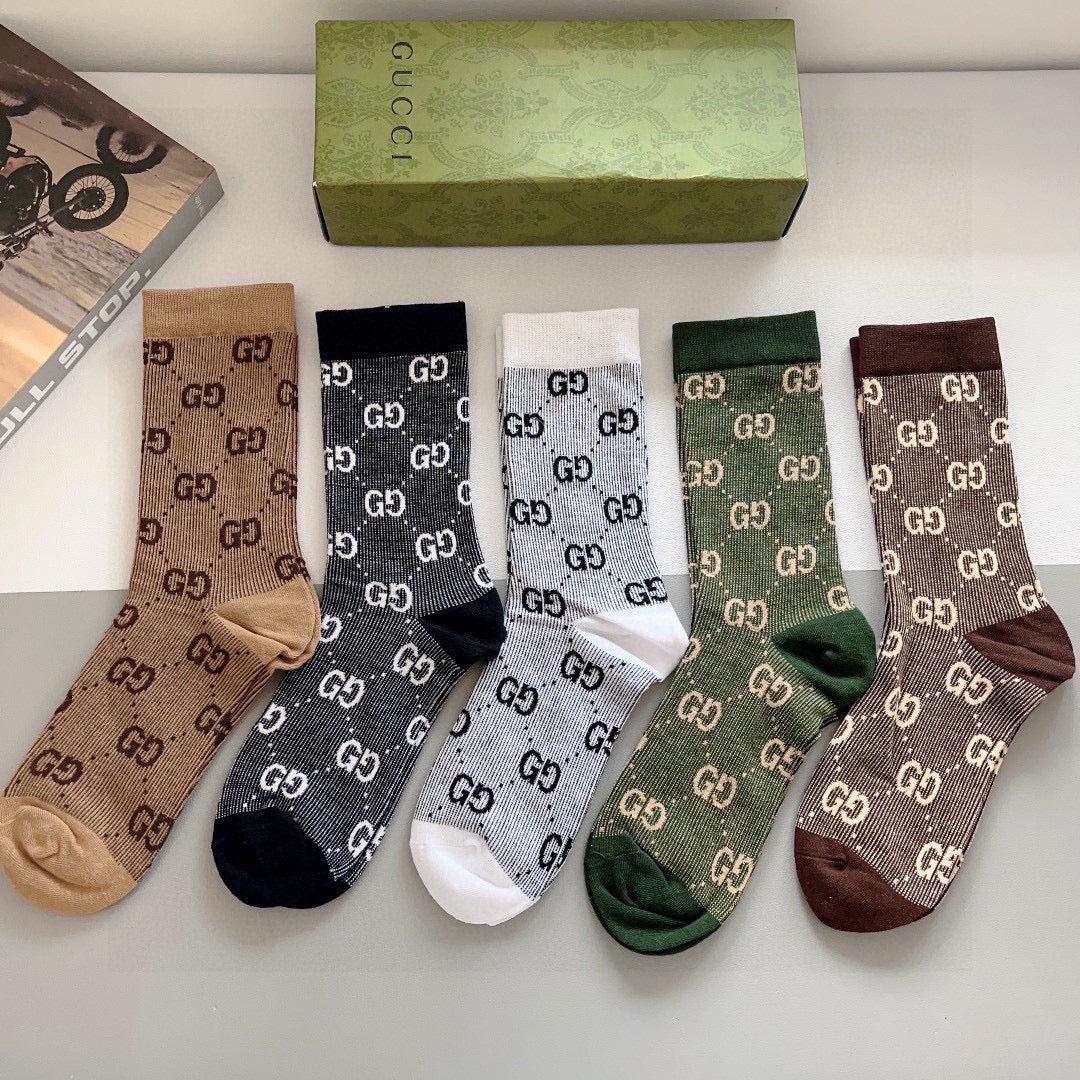 5-Pair Comfort Socks Set (1 BOX)-11