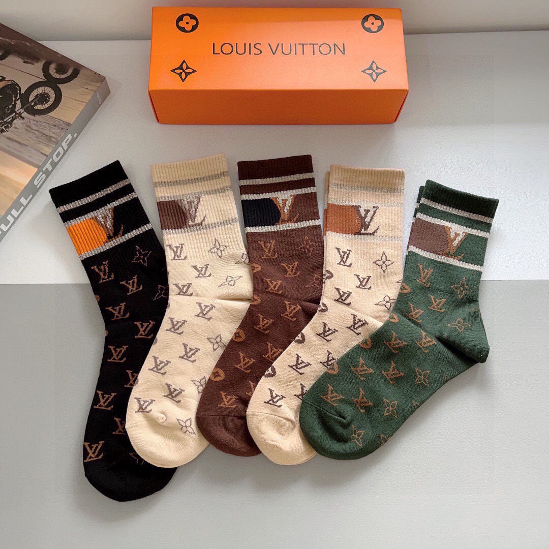 5-Pair Comfort Socks Set (1 BOX)-18