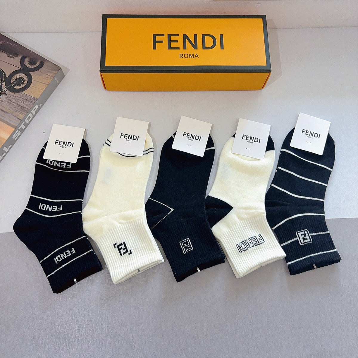 5-Pair Comfort Socks Set (1 BOX)-19