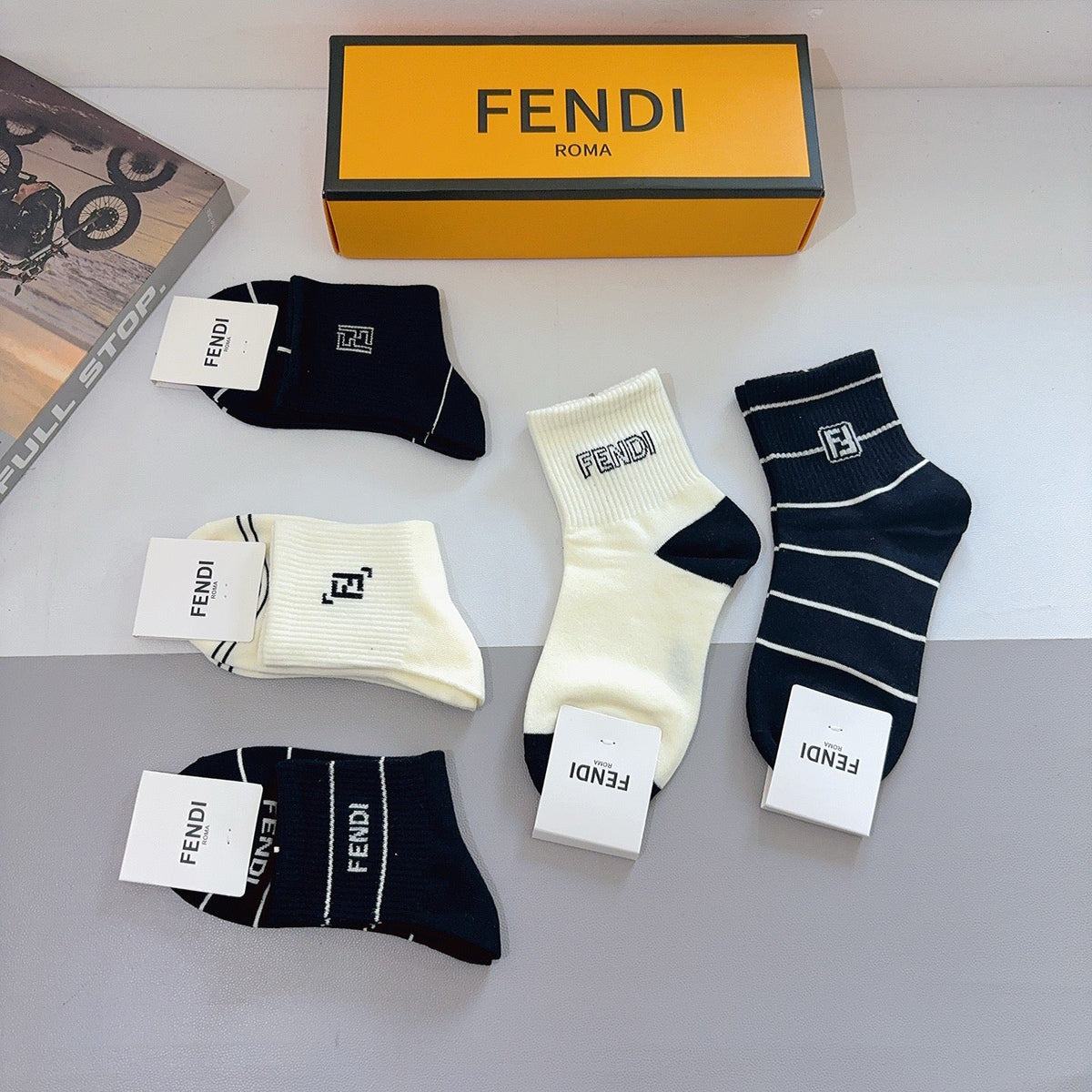 5-Pair Comfort Socks Set (1 BOX)-19