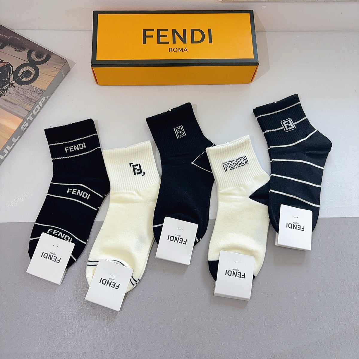 5-Pair Comfort Socks Set (1 BOX)-19
