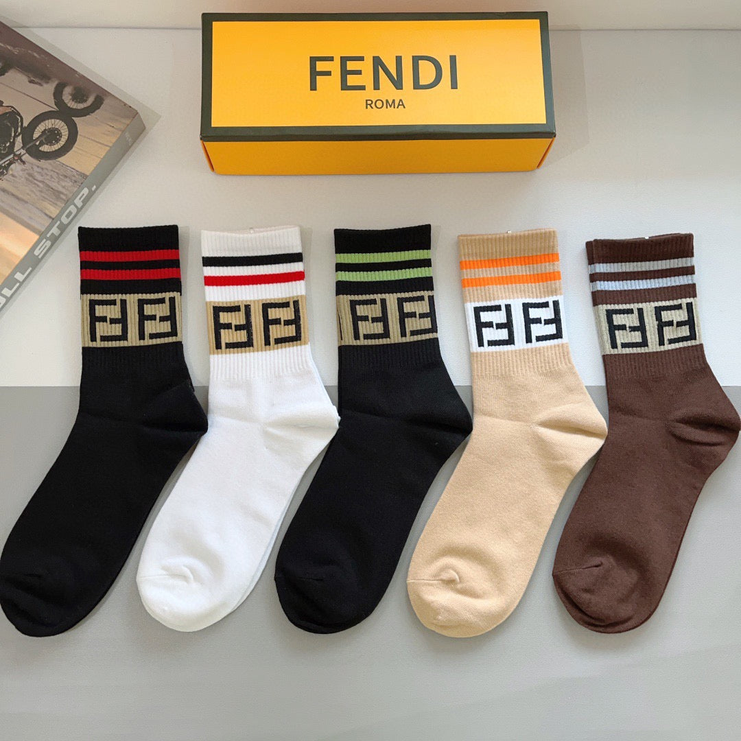5-Pair Comfort Socks Set (1 BOX)-21