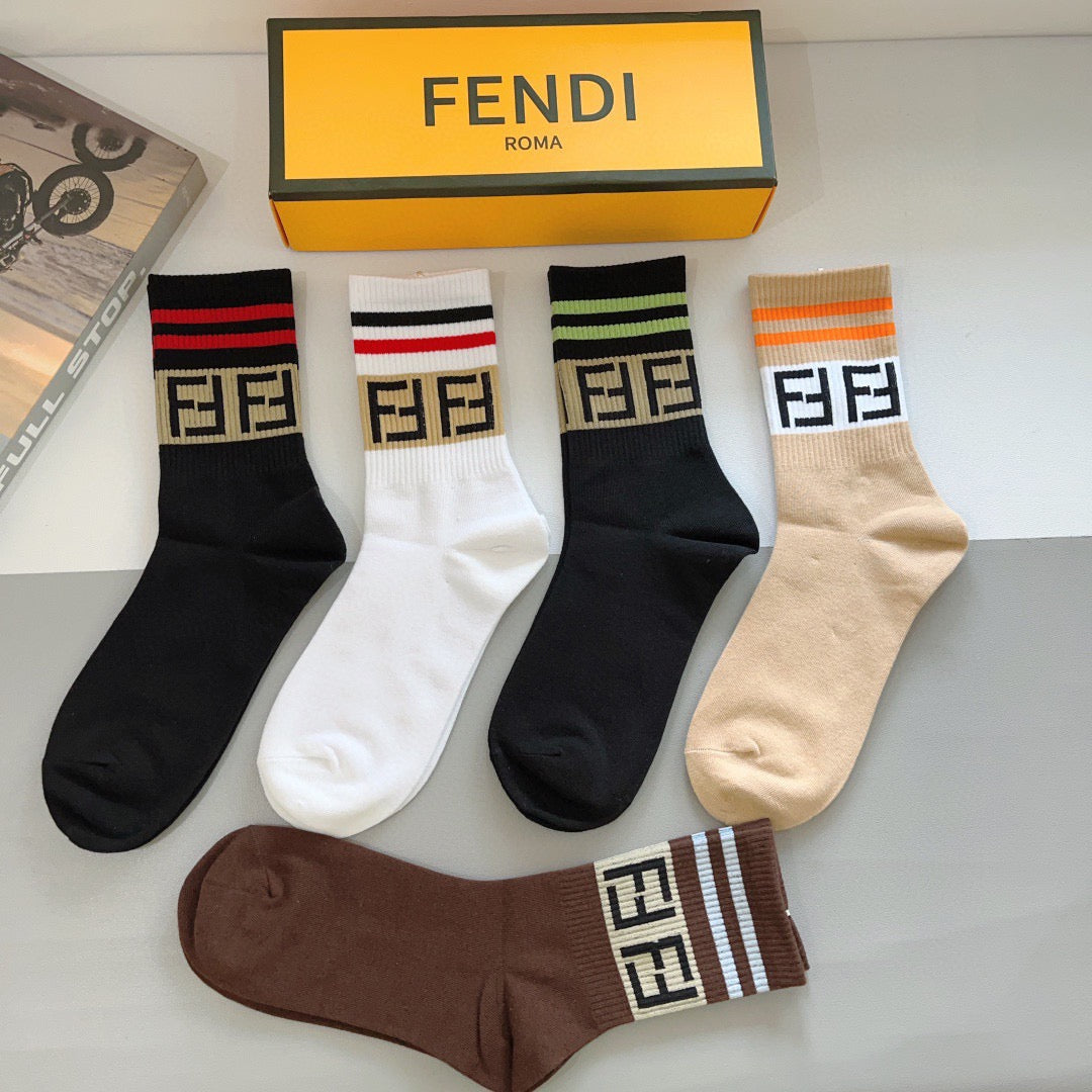 5-Pair Comfort Socks Set (1 BOX)-21