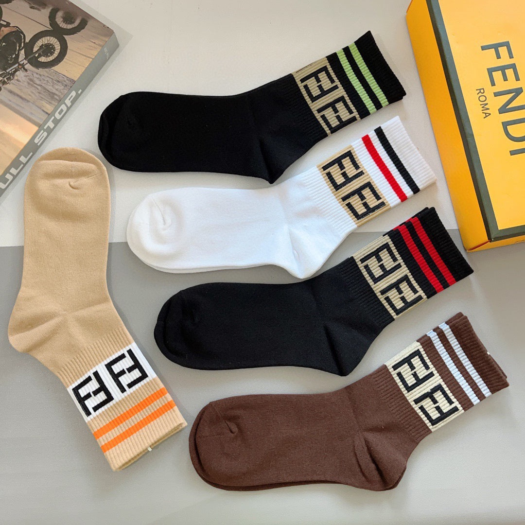 5-Pair Comfort Socks Set (1 BOX)-21