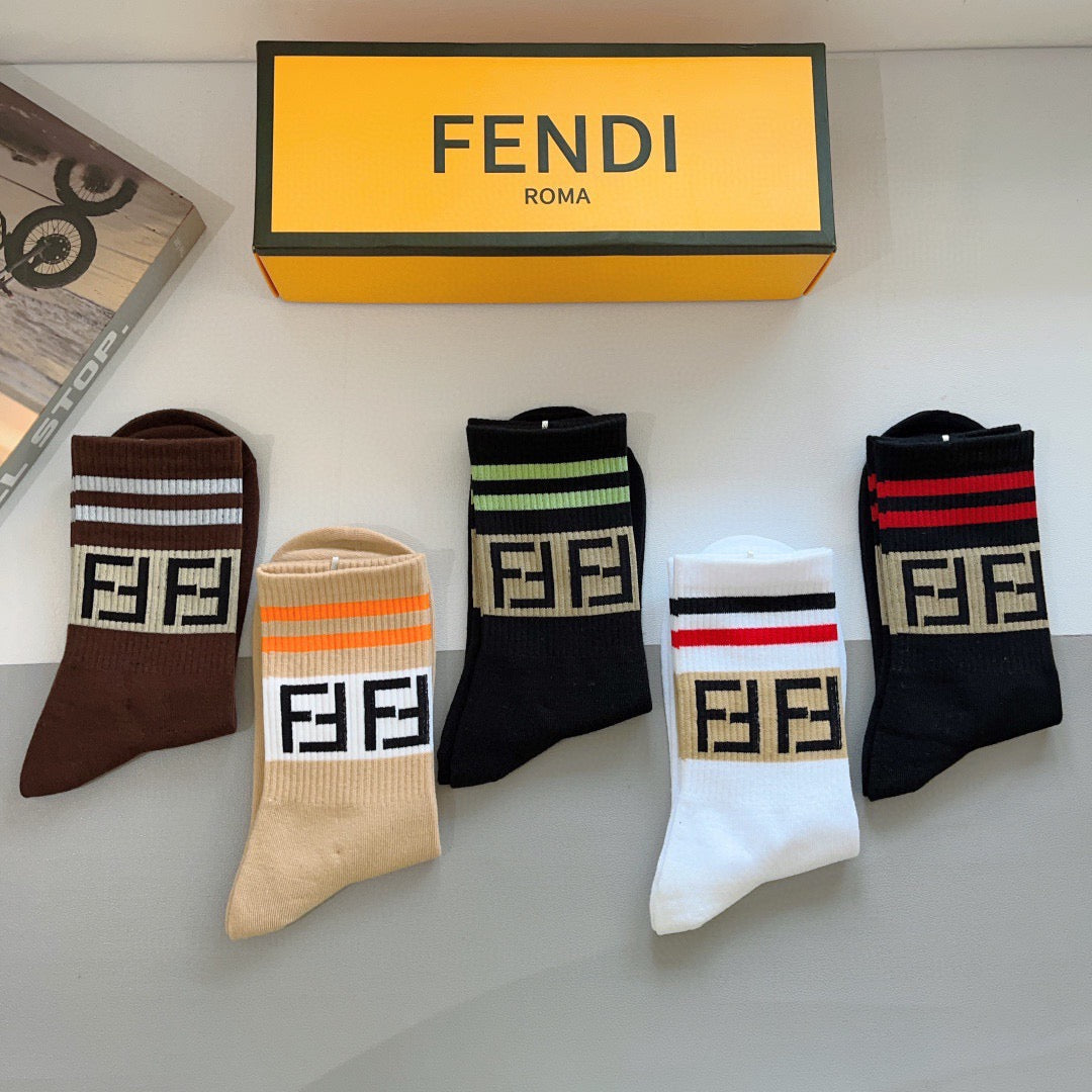 5-Pair Comfort Socks Set (1 BOX)-21