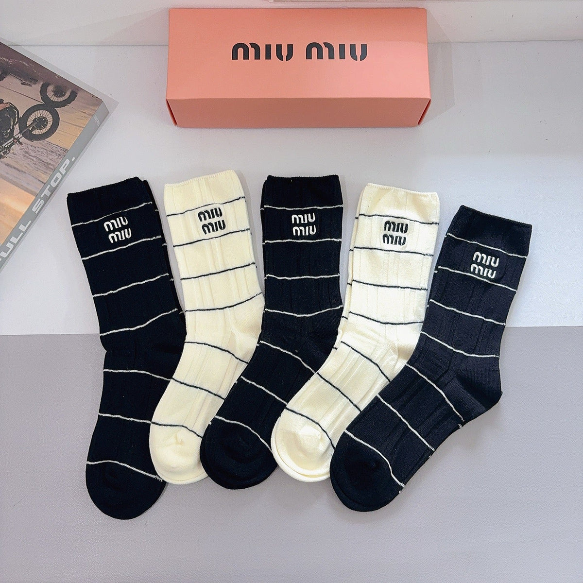 5-Pair Comfort Socks Set (1 BOX)-23