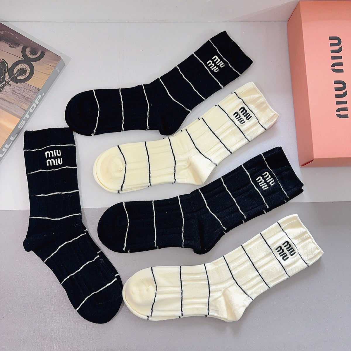 5-Pair Comfort Socks Set (1 BOX)-23