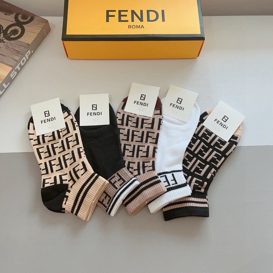 5-Pair Comfort Socks Set (1 BOX)-37