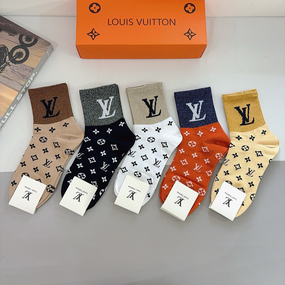 5-Pair Comfort Socks Set (1 BOX)-43