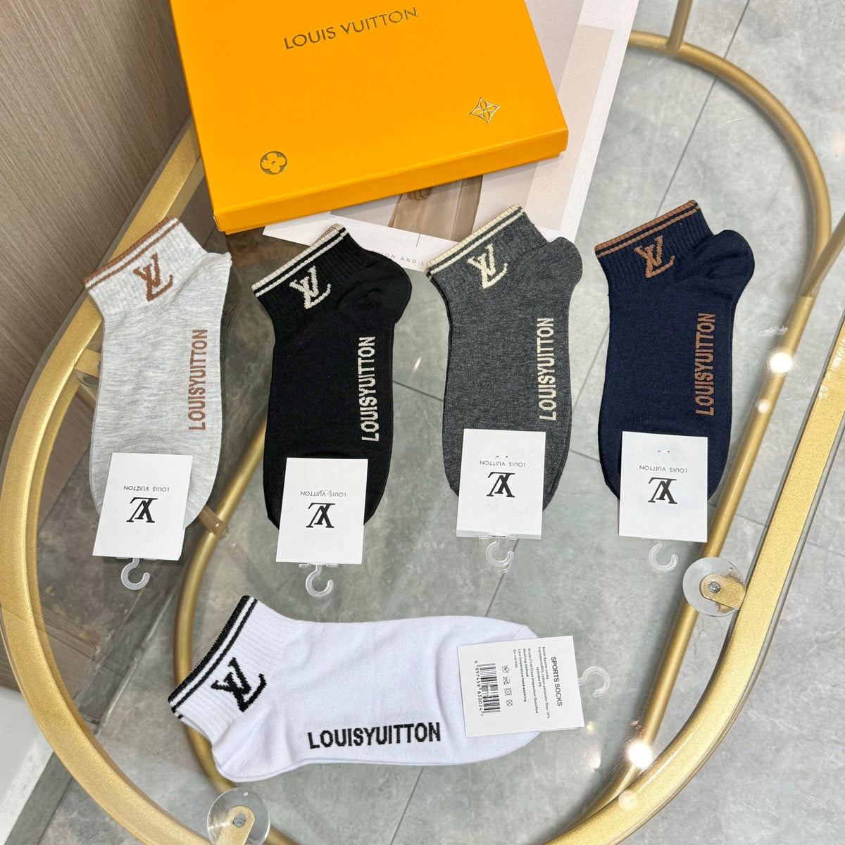 5-Pair Comfort Socks Set (1 BOX)-44