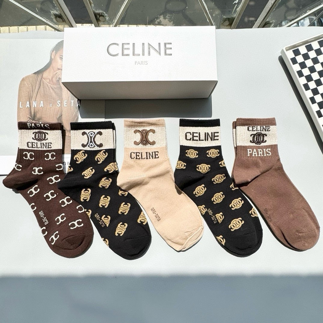 5-Pair Comfort Socks Set (1 BOX)-55