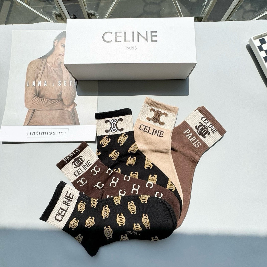 5-Pair Comfort Socks Set (1 BOX)-55