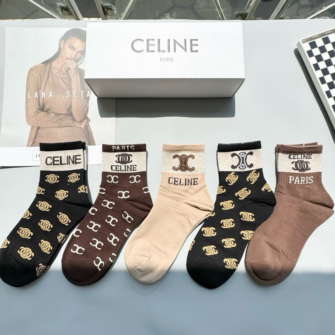 5-Pair Comfort Socks Set (1 BOX)-55