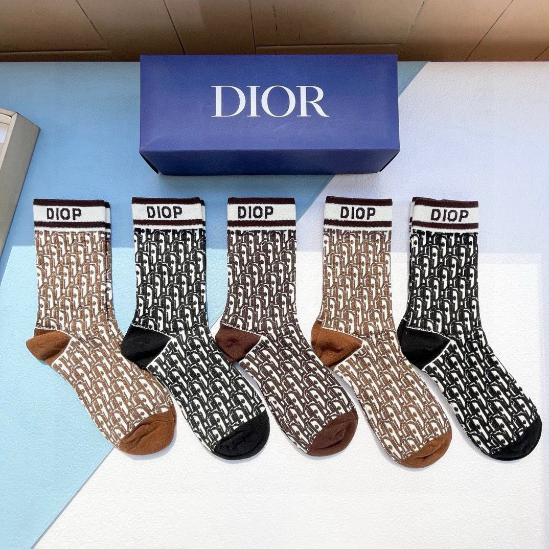 5-Pair Comfort Socks Set (1 BOX)-56