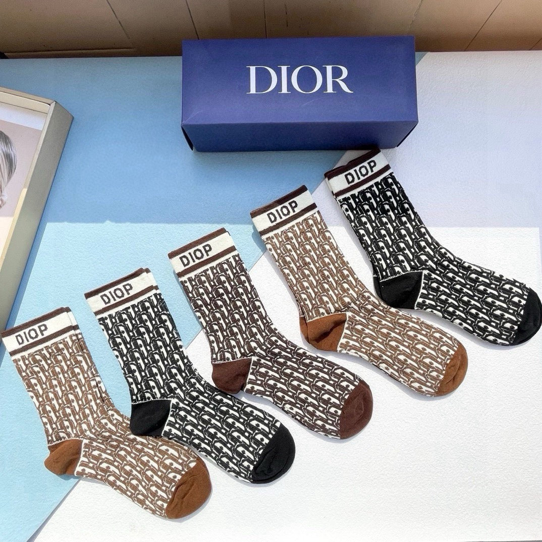 5-Pair Comfort Socks Set (1 BOX)-56
