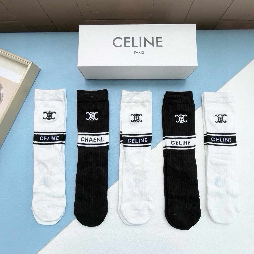 5-Pair Comfort Socks Set (1 BOX)-59