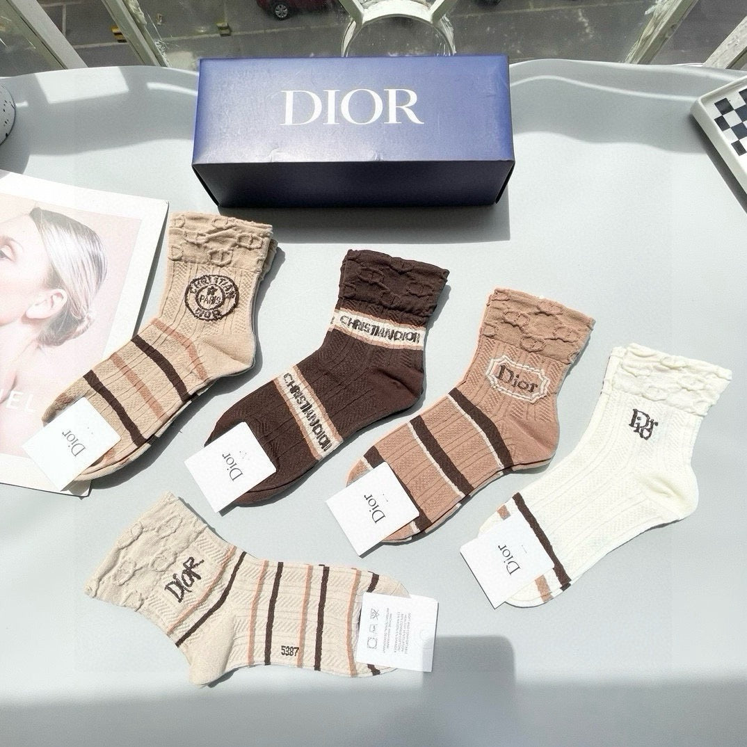 5-Pair Comfort Socks Set (1 BOX)-60