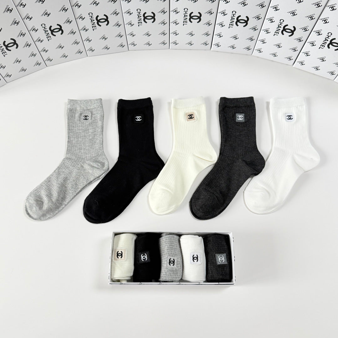 5-Pair Comfort Socks Set (1 BOX)-68