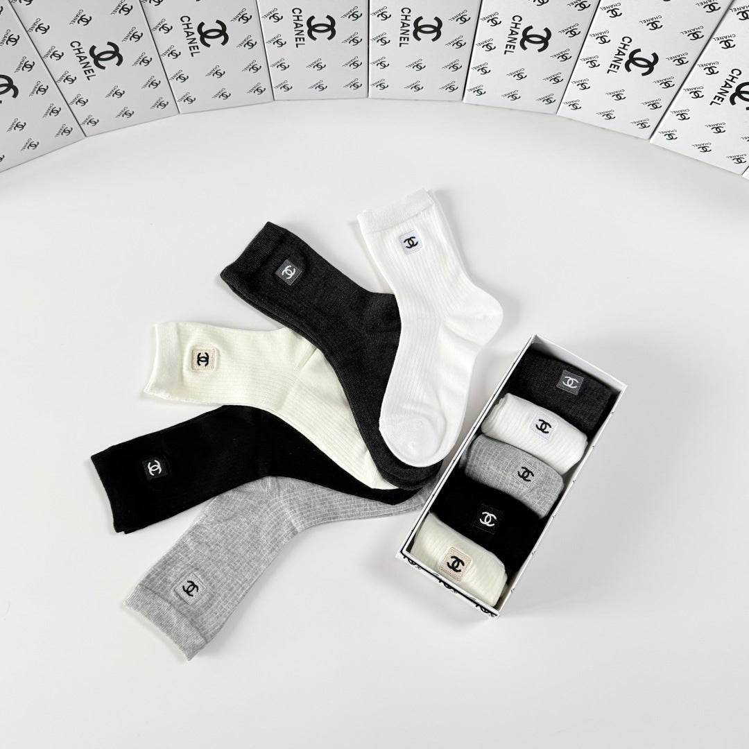 5-Pair Comfort Socks Set (1 BOX)-68