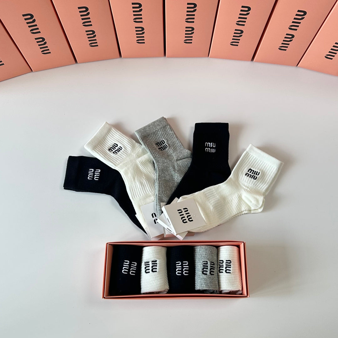 5-Pair Comfort Socks Set (1 BOX)-70