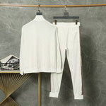 Fall Outfit Set – Stylish Top & Pants Two-Piece Set-1049