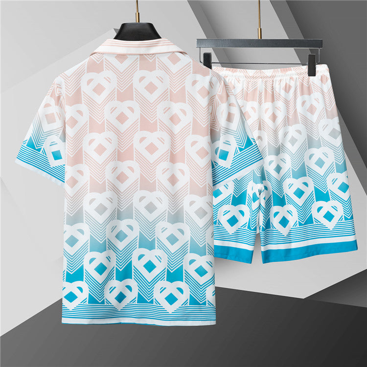 Summer Outfit Set | T-Shirt & Shorts 2-Piece Set-32