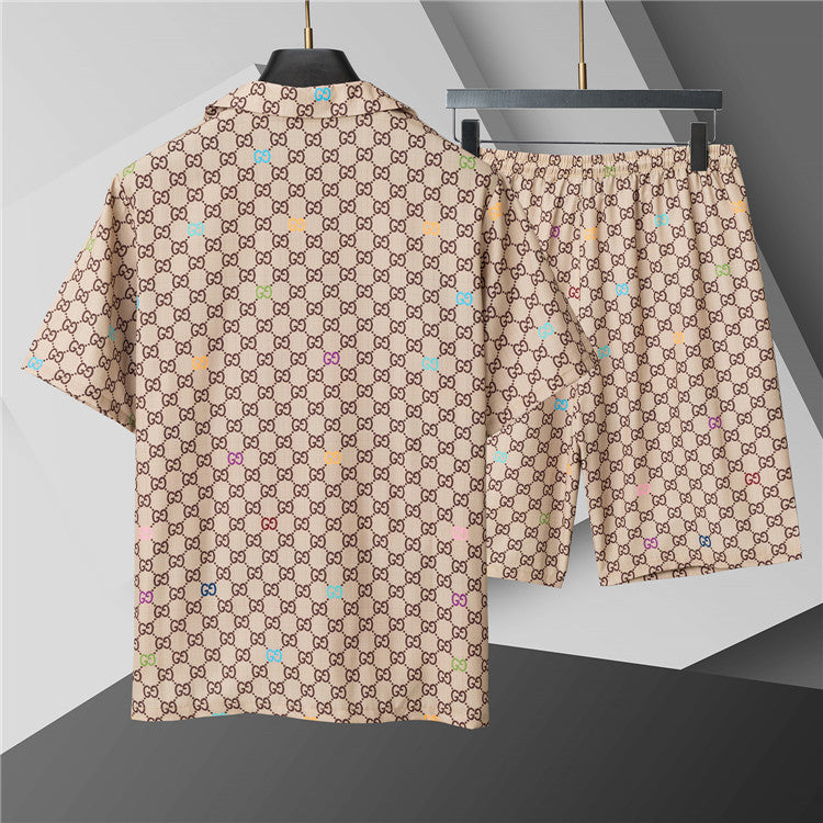 Summer Outfit Set | T-Shirt & Shorts 2-Piece Set-33