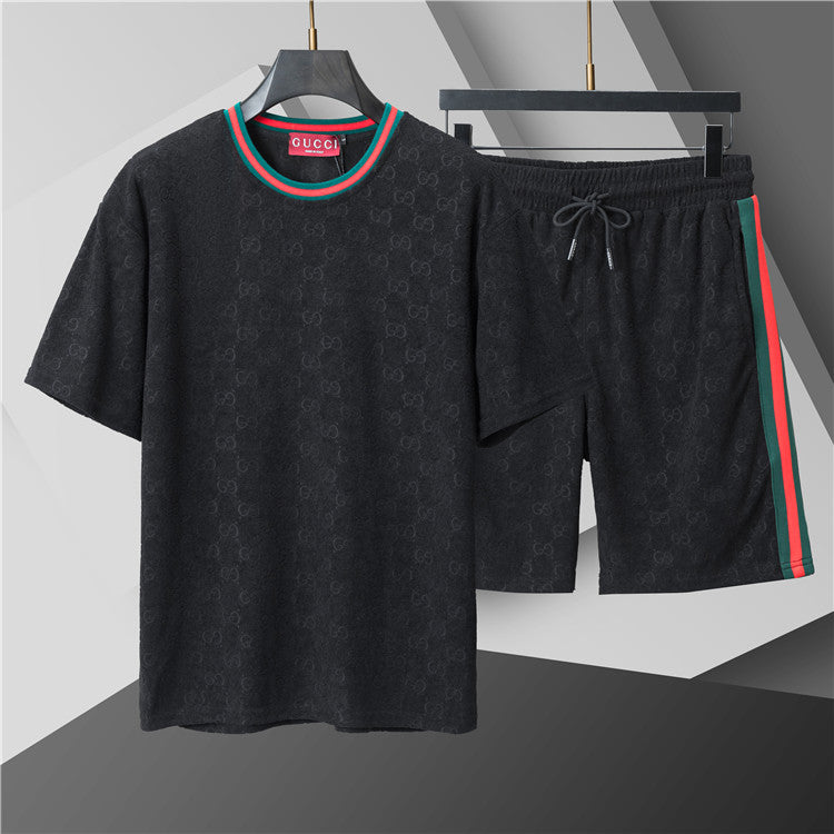 Summer Outfit Set | T-Shirt & Shorts 2-Piece Set-47