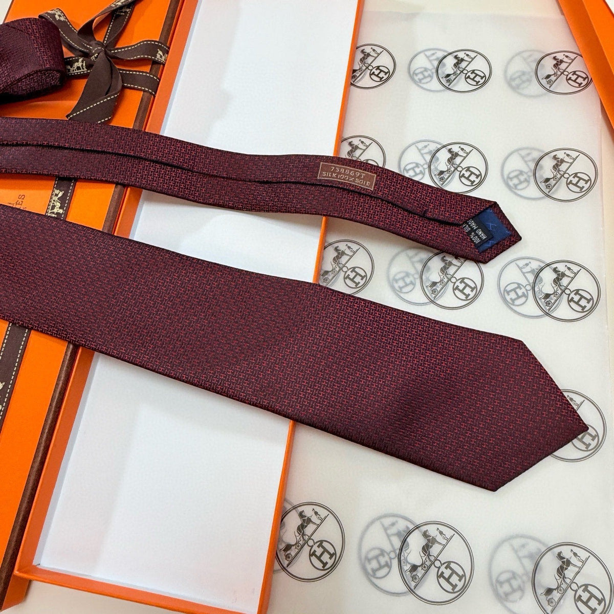 Handcrafted Jacquard Tie-1